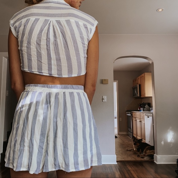 Striped Two Piece Set - Picture 3 of 4